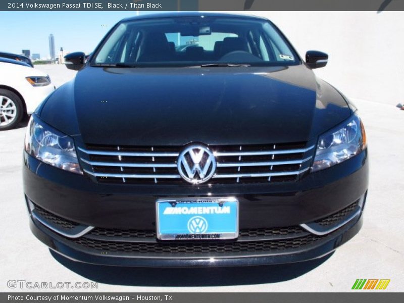 Black / Titan Black 2014 Volkswagen Passat TDI SE