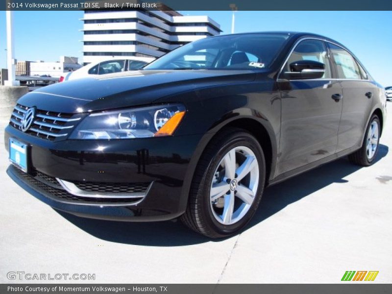 Black / Titan Black 2014 Volkswagen Passat TDI SE