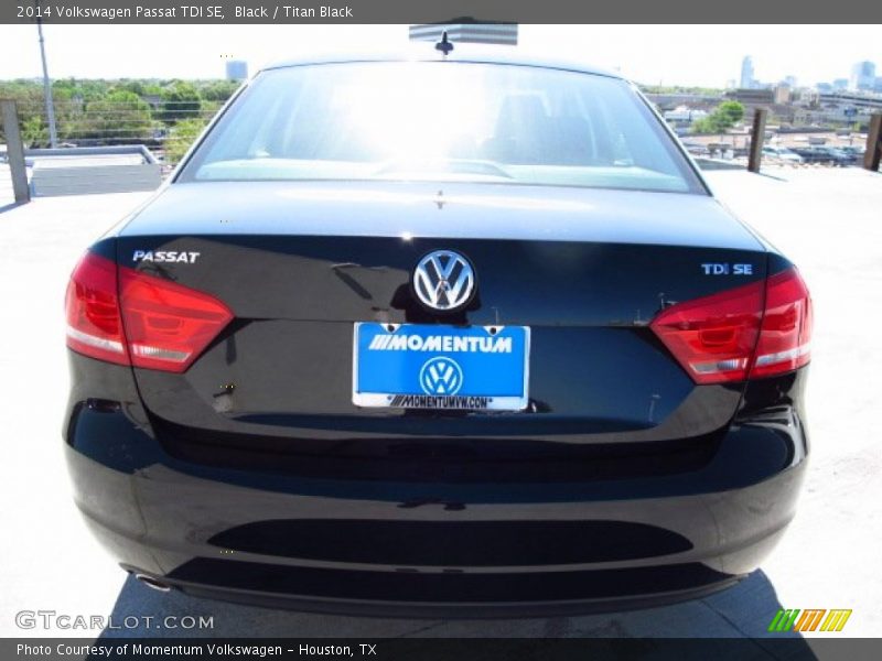 Black / Titan Black 2014 Volkswagen Passat TDI SE