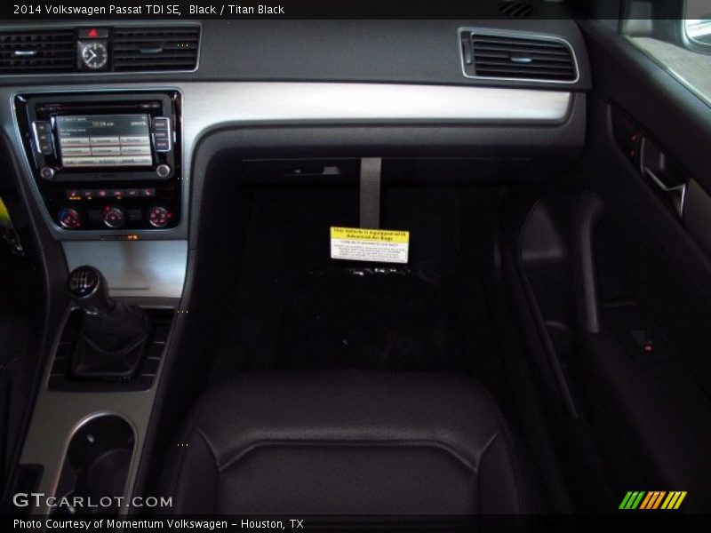 Black / Titan Black 2014 Volkswagen Passat TDI SE