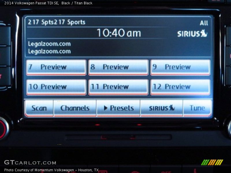 Black / Titan Black 2014 Volkswagen Passat TDI SE