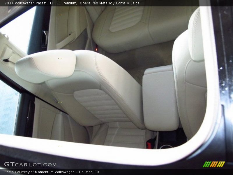 Opera Red Metallic / Cornsilk Beige 2014 Volkswagen Passat TDI SEL Premium