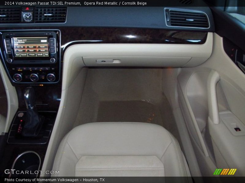 Opera Red Metallic / Cornsilk Beige 2014 Volkswagen Passat TDI SEL Premium