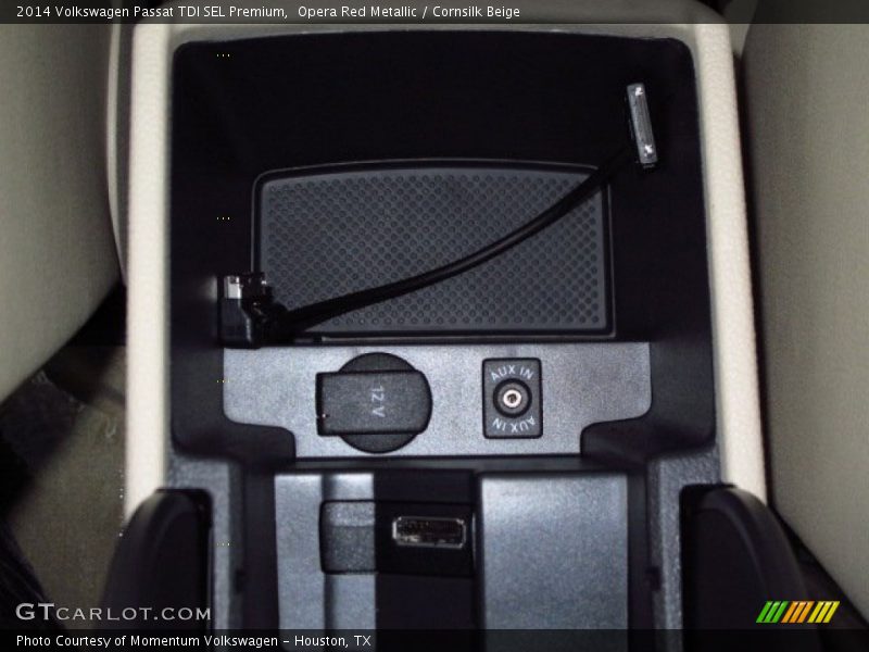 Opera Red Metallic / Cornsilk Beige 2014 Volkswagen Passat TDI SEL Premium