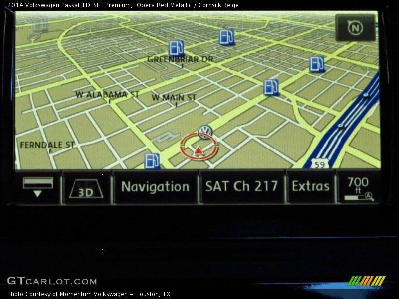 Opera Red Metallic / Cornsilk Beige 2014 Volkswagen Passat TDI SEL Premium