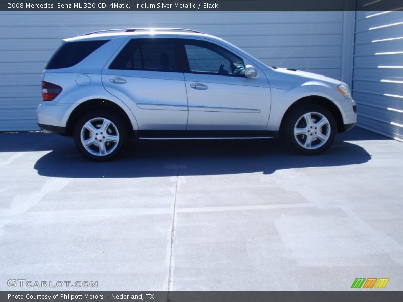 Iridium Silver Metallic / Black 2008 Mercedes-Benz ML 320 CDI 4Matic
