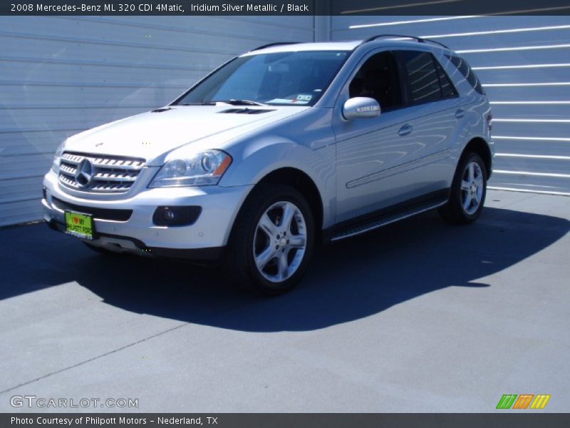 Iridium Silver Metallic / Black 2008 Mercedes-Benz ML 320 CDI 4Matic