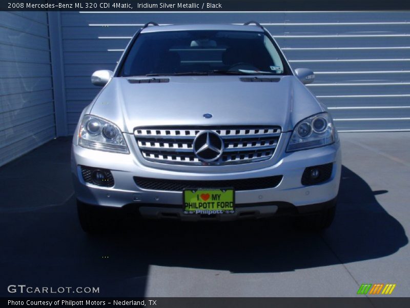 Iridium Silver Metallic / Black 2008 Mercedes-Benz ML 320 CDI 4Matic