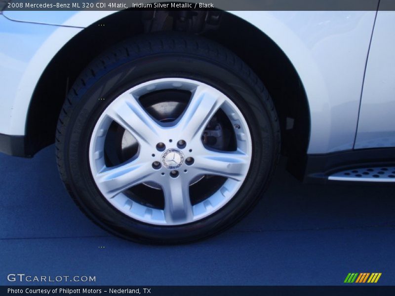 Iridium Silver Metallic / Black 2008 Mercedes-Benz ML 320 CDI 4Matic