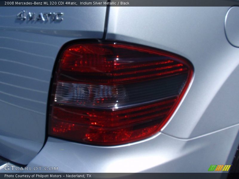 Iridium Silver Metallic / Black 2008 Mercedes-Benz ML 320 CDI 4Matic