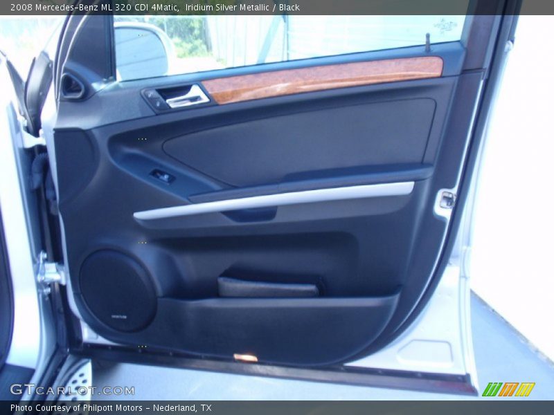 Iridium Silver Metallic / Black 2008 Mercedes-Benz ML 320 CDI 4Matic