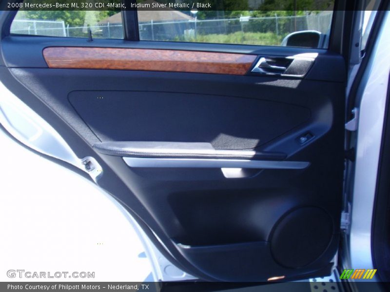 Iridium Silver Metallic / Black 2008 Mercedes-Benz ML 320 CDI 4Matic