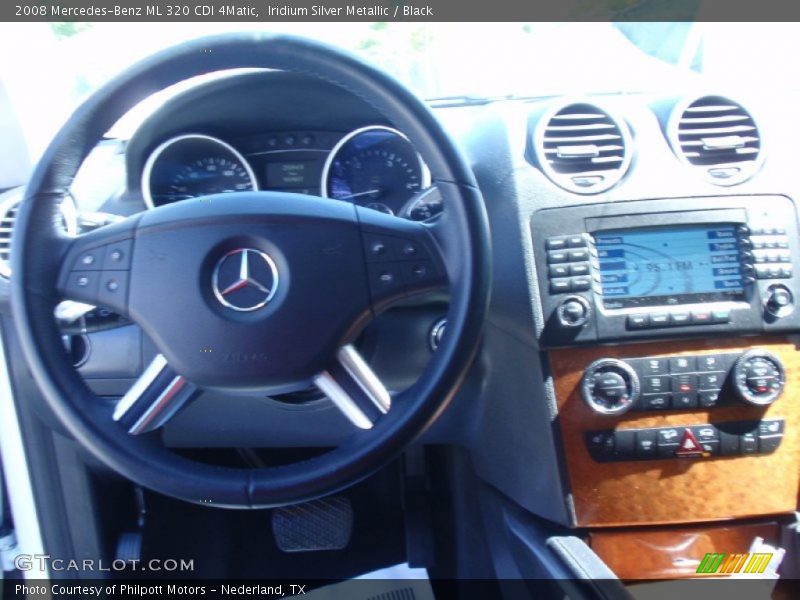 Iridium Silver Metallic / Black 2008 Mercedes-Benz ML 320 CDI 4Matic