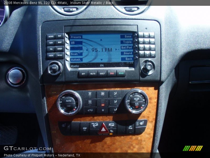 Iridium Silver Metallic / Black 2008 Mercedes-Benz ML 320 CDI 4Matic