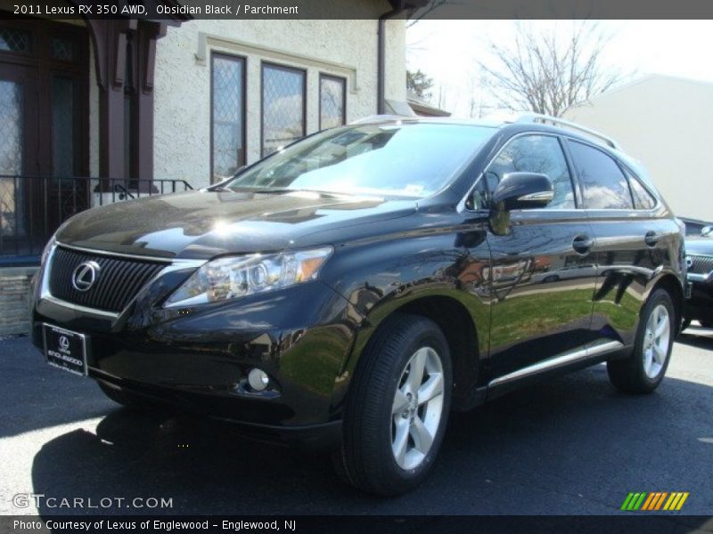 Obsidian Black / Parchment 2011 Lexus RX 350 AWD