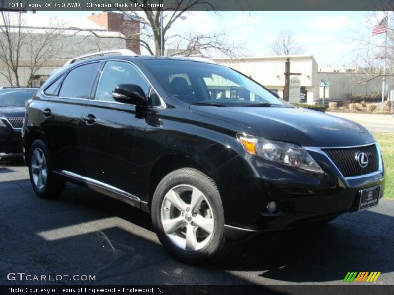 Obsidian Black / Parchment 2011 Lexus RX 350 AWD