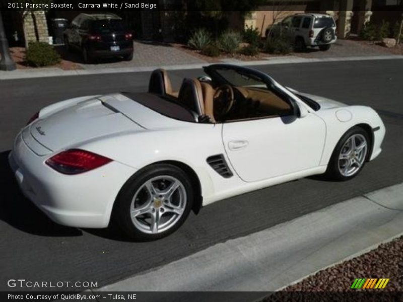 Carrara White / Sand Beige 2011 Porsche Boxster