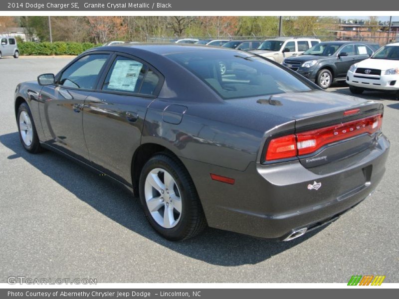 Granite Crystal Metallic / Black 2014 Dodge Charger SE