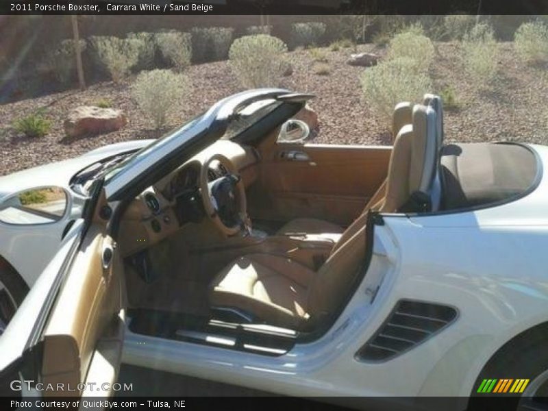 Carrara White / Sand Beige 2011 Porsche Boxster