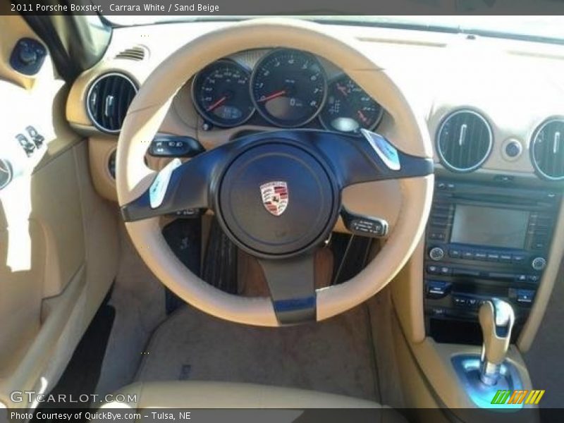 Carrara White / Sand Beige 2011 Porsche Boxster