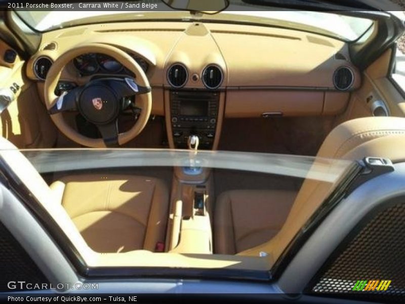 Carrara White / Sand Beige 2011 Porsche Boxster