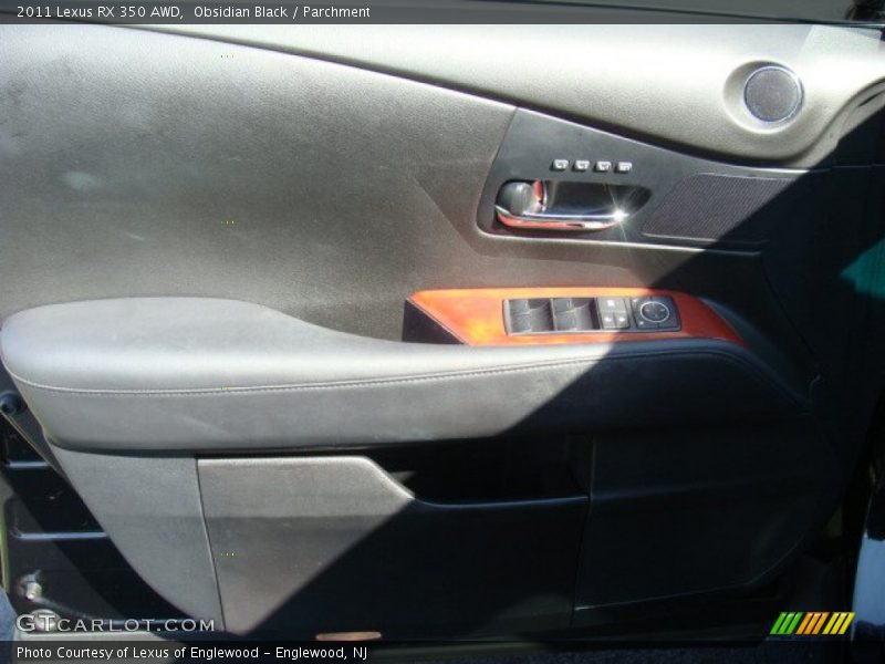 Obsidian Black / Parchment 2011 Lexus RX 350 AWD