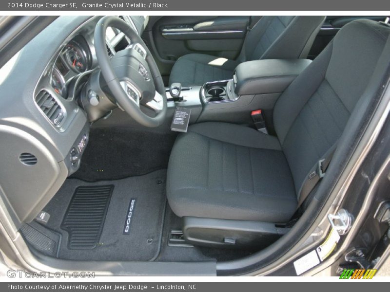 Granite Crystal Metallic / Black 2014 Dodge Charger SE