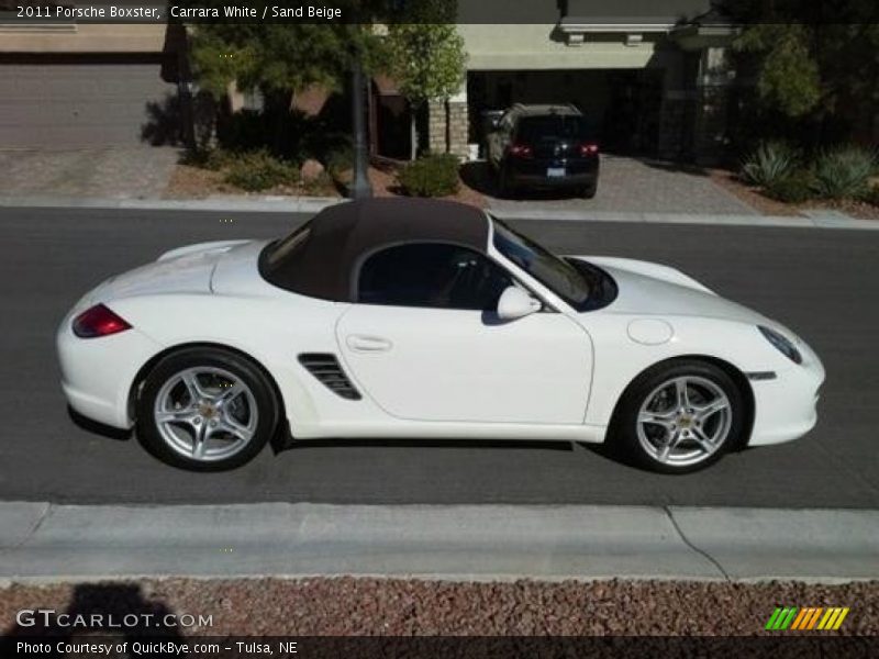 Carrara White / Sand Beige 2011 Porsche Boxster