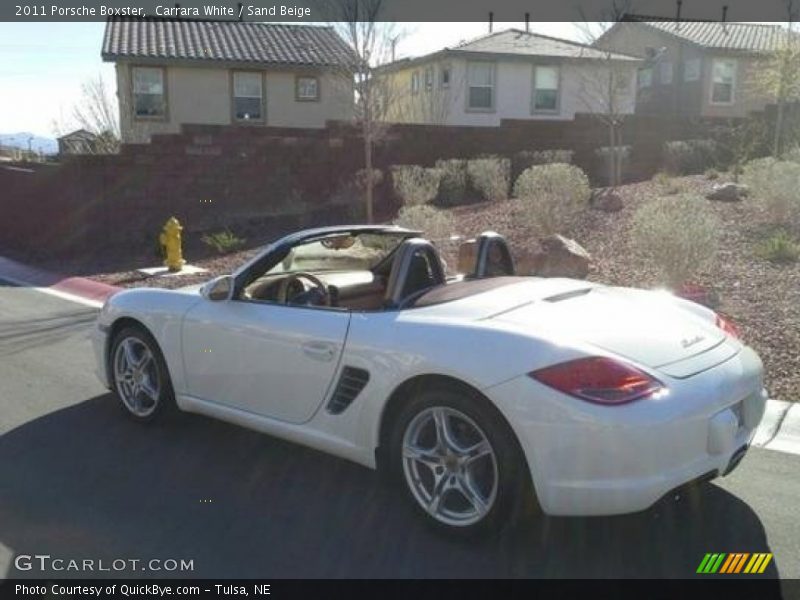 Carrara White / Sand Beige 2011 Porsche Boxster