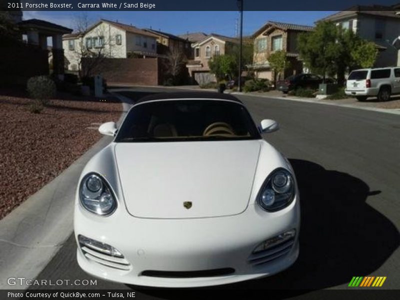 Carrara White / Sand Beige 2011 Porsche Boxster