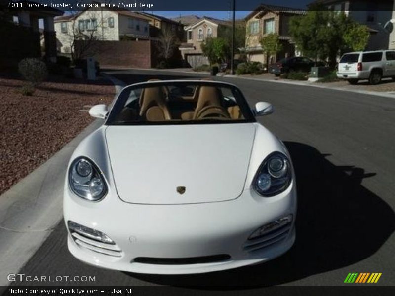Carrara White / Sand Beige 2011 Porsche Boxster