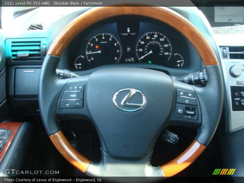 Obsidian Black / Parchment 2011 Lexus RX 350 AWD