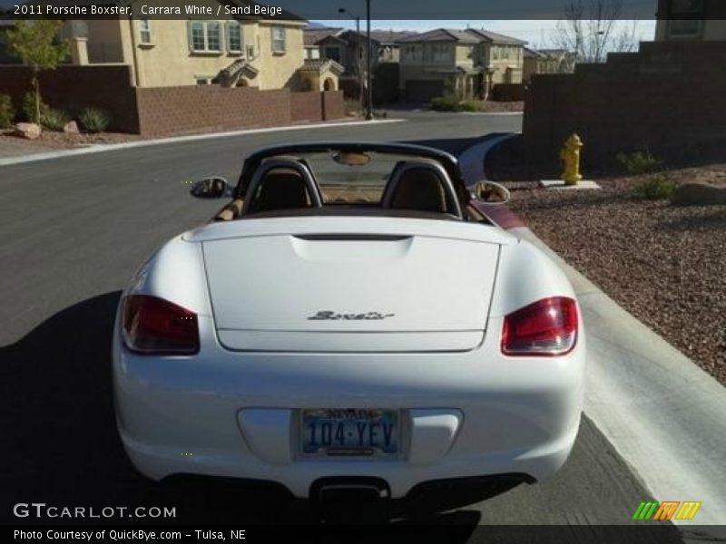 Carrara White / Sand Beige 2011 Porsche Boxster
