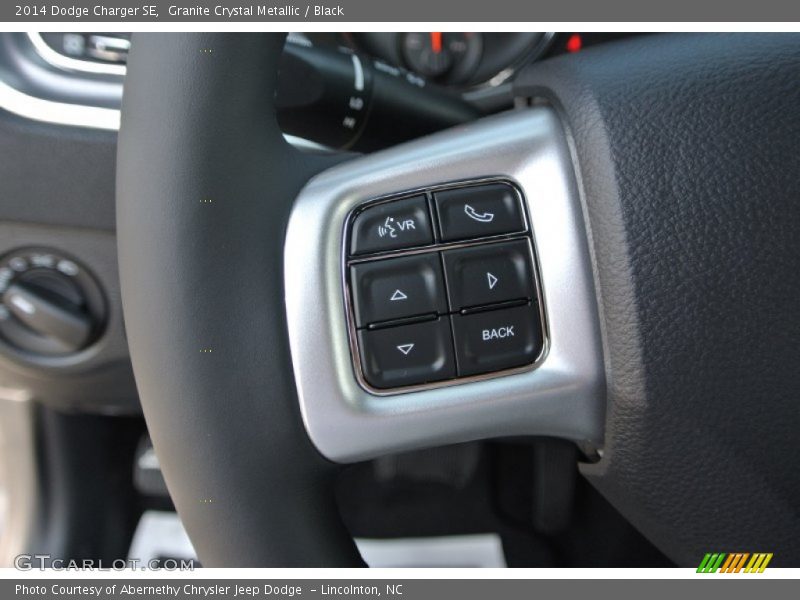 Granite Crystal Metallic / Black 2014 Dodge Charger SE