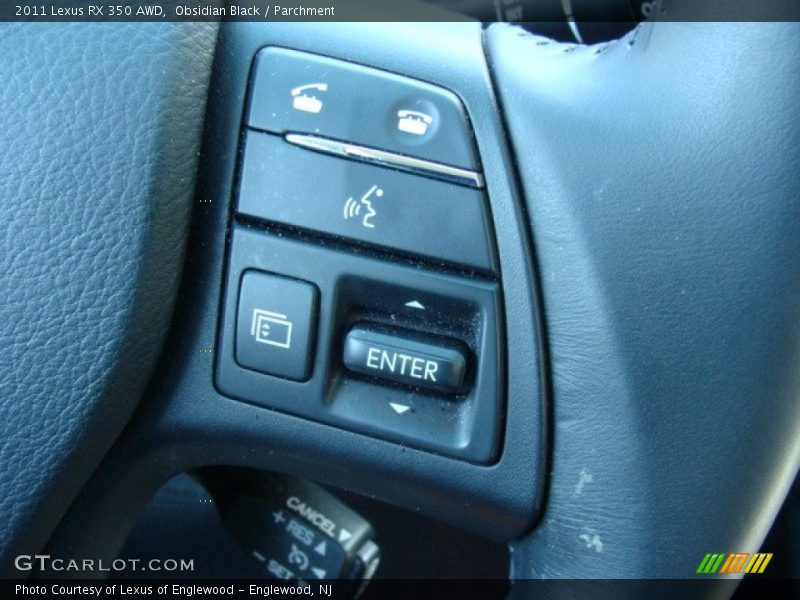 Obsidian Black / Parchment 2011 Lexus RX 350 AWD