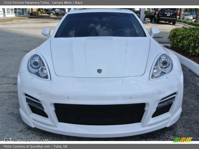 Carrara White / Black 2010 Porsche Panamera Turbo