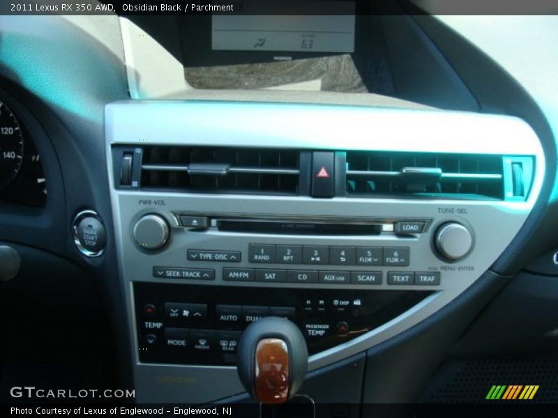 Obsidian Black / Parchment 2011 Lexus RX 350 AWD