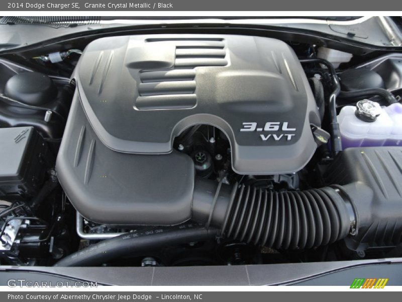 Granite Crystal Metallic / Black 2014 Dodge Charger SE