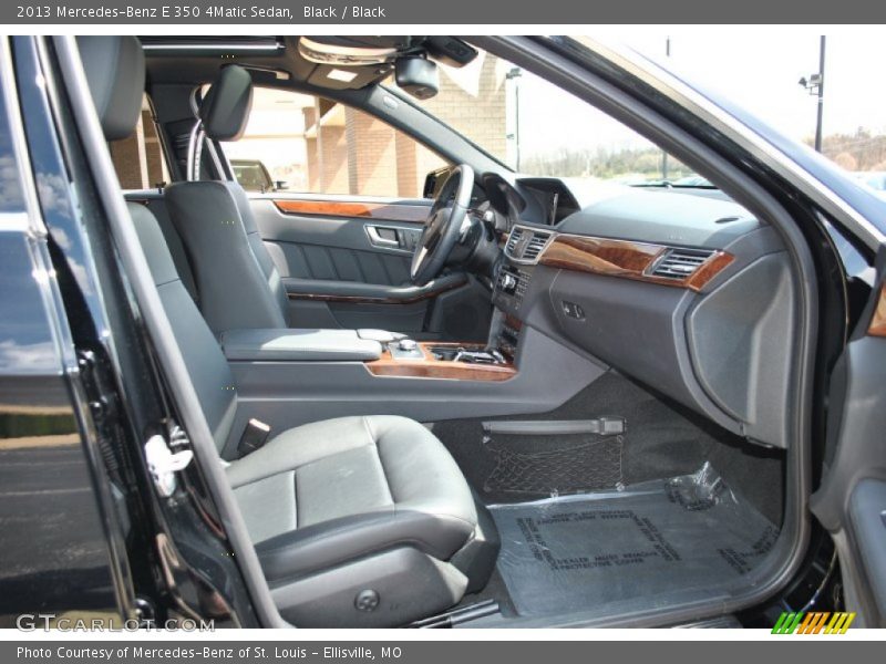 Black / Black 2013 Mercedes-Benz E 350 4Matic Sedan