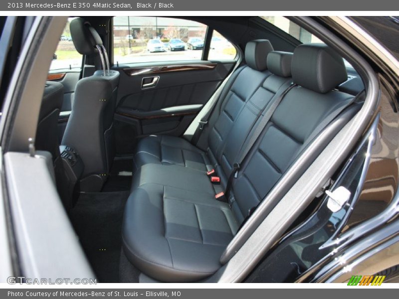 Black / Black 2013 Mercedes-Benz E 350 4Matic Sedan