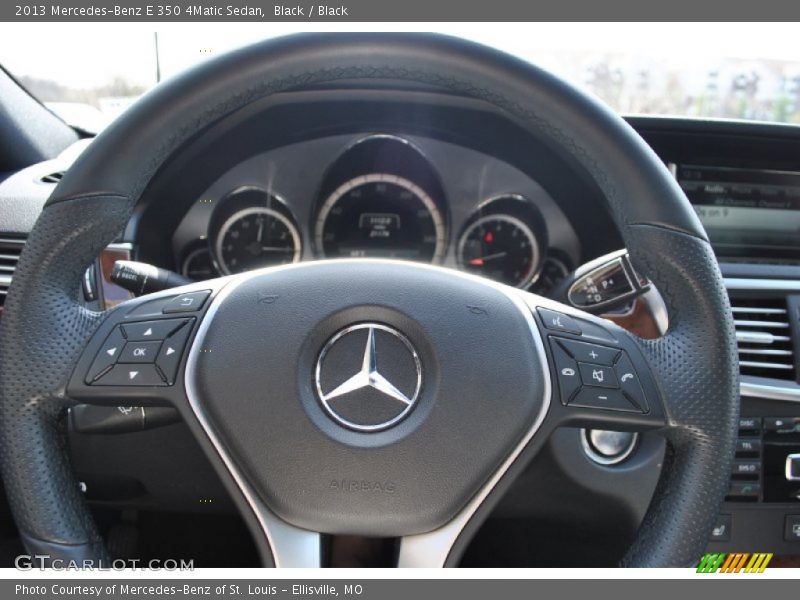 Black / Black 2013 Mercedes-Benz E 350 4Matic Sedan