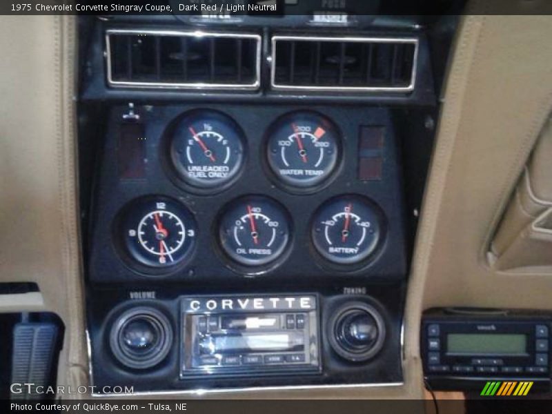  1975 Corvette Stingray Coupe Stingray Coupe Gauges