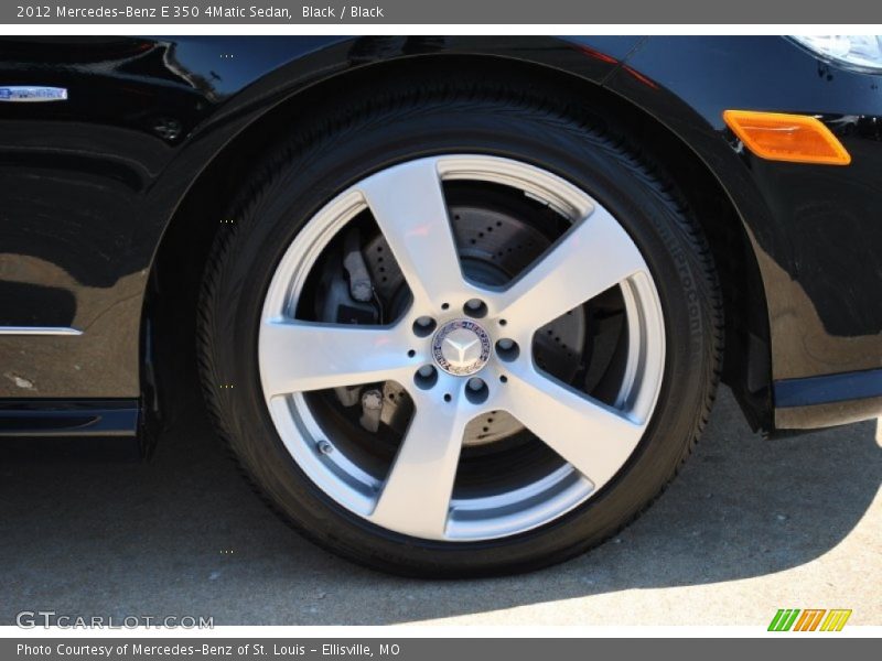Black / Black 2012 Mercedes-Benz E 350 4Matic Sedan