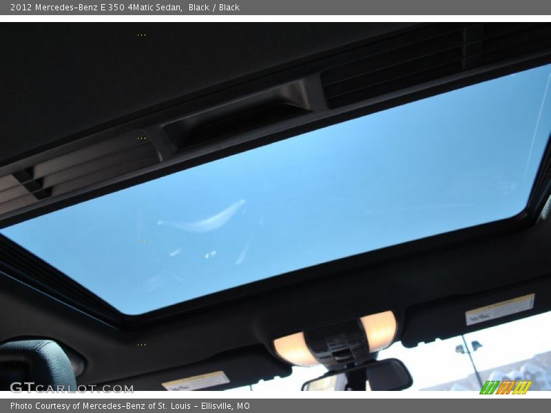 Black / Black 2012 Mercedes-Benz E 350 4Matic Sedan