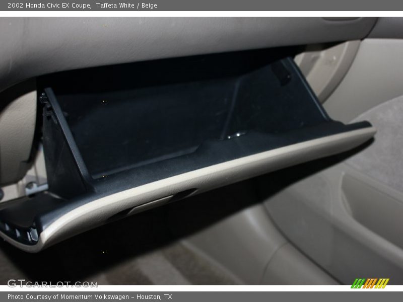 Taffeta White / Beige 2002 Honda Civic EX Coupe