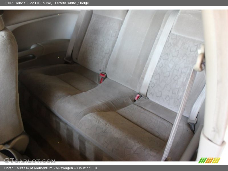 Taffeta White / Beige 2002 Honda Civic EX Coupe