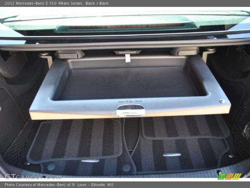Black / Black 2012 Mercedes-Benz E 350 4Matic Sedan