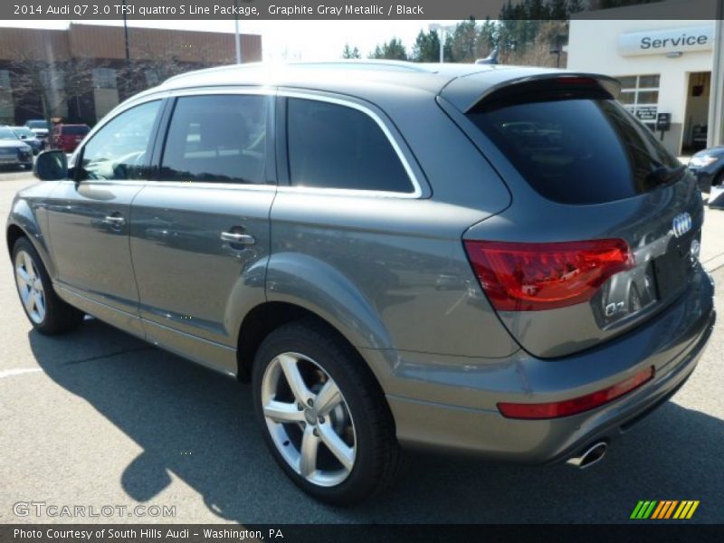 Graphite Gray Metallic / Black 2014 Audi Q7 3.0 TFSI quattro S Line Package