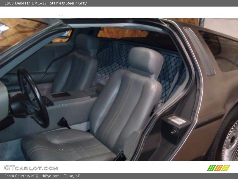 Front Seat of 1983 DMC-12 