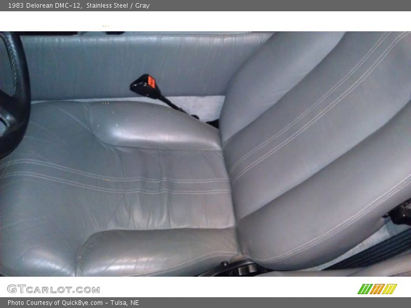 Front Seat of 1983 DMC-12 